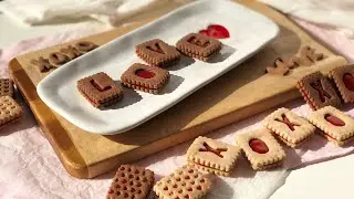 Chocolate Strawberry Linzer Cookies Trailer