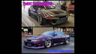 SILVIA GOT PAINTED!!! FINALLY! JDM vibes always!