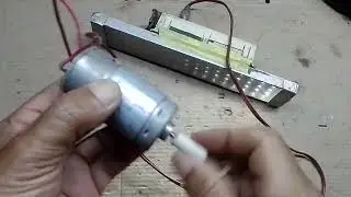 72 LED acendendo com o motorzinho de 127 volts DC com apenas pouco movimento