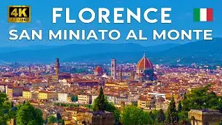 San Miniato al Monte, FLORENCE 🇮🇹 Italy Walking Tour [4K HDR 60fps]