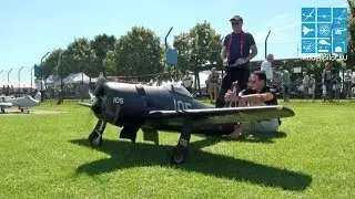 GRUMMAN F8F BEARCAT WARBIRD ACTION FLIGHT MARK ZIMMERMANN PORZER AIRSHOW & JET'S OVER COLOGNE