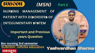 Nursing management of patient with disorders of integumentary System MSN Bscnursing by 