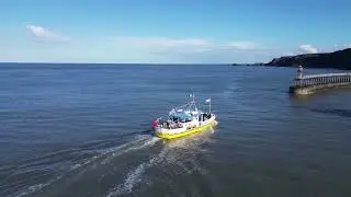 Summer queen boat at sea
