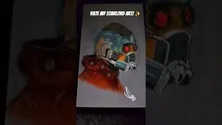 Rate my Starlord Art! ✨️🙌 #shorts #art #digitalart #samsung #starlord #marvel #guardiansofthegalaxy