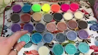 1st video.  Micas and More sample test. first 31 see next video for names.