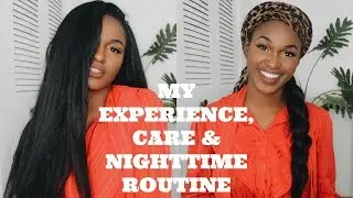 My Crochet Experience, Care and Nighttime Routine | Outre X-pression Dominican Straight Blowout