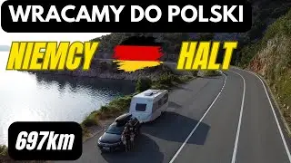 #87 ZATRZYMANI NA GRANICY w Niemczech! Wracamy z Chorwacji przyczepą | Korki, stres i 697km