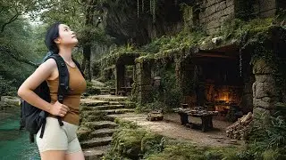 Ultimate Secret Cliff Bunker Survival: Catch And Cook In The Wild