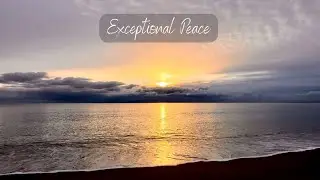 Calming Gray Day Sunrise With Soothing Waves for Relaxation, Meditation and Deep Sleep
