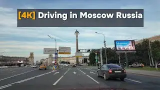 [4K] 🚗Stunning MOSCOW City 🇷🇺Evening Drive 2025