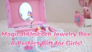 Magical Unicorn Musical Jewelry Box-Perfect Gift for Girls Enchanting Music and Delightful Surprises