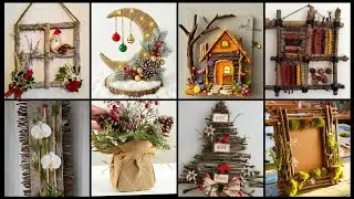 🎄Holistic Handmade Wall D&eacute;cor Inspired by Nature | Rustic Wood, Twigs & Boho Home Art 🌿✨
