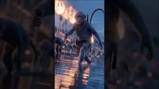 बंदर बना रक्षक 🐒🐒 | Monkey Shorts|#ai #shorts #cartoon #aivideo #babifreitas #woodworking #ytshorts