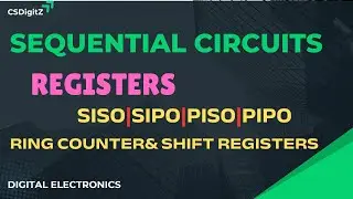 Registers|SISO|SIPO|PISO|PIPO|Digital Electronics|Integrated Msc Computer Science|RING COUNTER