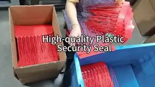 High-Quality Plastic Security Seal 100% Inspection, Professional QC #plastic #plasticsecurityseal