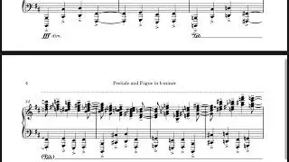 Prelude and Fugue in b minor