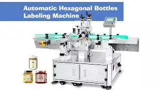 ZONESUN ZS-TB550V Automatic stickers Irregular Polygonal Hexagonal Bottles Labeling machine