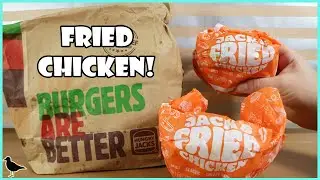 Cheesy Bacon Classic & Spicy Jack's Fried Chicken Burger! Hungry Jacks Food Review! | Birdew Reviews