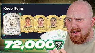 Jag packade äntligen EN SJUK SPELARE efter 72.000 FC POINTS...