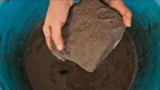 Pure sand shapes Crumbling in water asmr for Sleep aid 