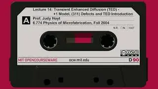 14. Transient Enhanced Diffusion (TED) - +1 Model, (311) Defects and TED Introduction