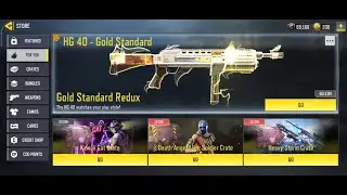 Cod mobile HG 40 gold standard legendary drop lucky draw#shorts