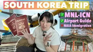 ✈️🇰🇷 South Korea Travel Vlog: Airport Guide from NAIA to Incheon + Korea Visa Tips! 🧳🛂 @krislumagui