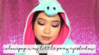 Nyobain Eyeshadow Palette Colourpop x My Little Pony (Tutorial & Review)