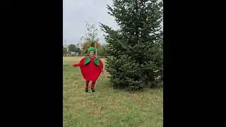 Детски костюм ябълка/Kids apple costume