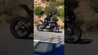 Bmw s1000rr drag knee Azusa Canyon #shorts #fyp #bikelife #s1000rr #bmw #azusa