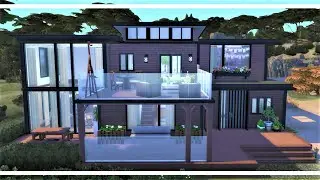 MODERN WOOD HOUSE | The Sims 4: Speed Build