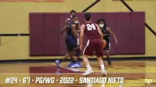 Santiago Nieto - PG, 6'1, 2022 - Mt. Zion Christian Academy