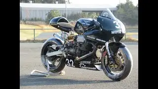GHEZZI&BRIAN（MOTO GUZZI Eg）久しぶりの火入れ。トミンモーターランドにて