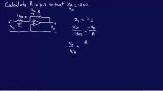 OpAmp Circuit Analysis Example 4-FE/EIT Review