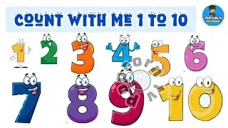 Counting number 1 to 10 with me let's learn number with me in video #popcorntv #numbers 