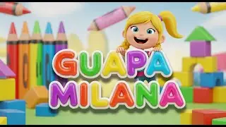 4K. GUAPA MILANA PINTANDO SU PRIMERA OBRA DE ARTE #baby #guapa #guapamilana