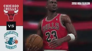 NBA Classics 1998 : BULLS vs HORNETS | NBA 2K20 Gameplay