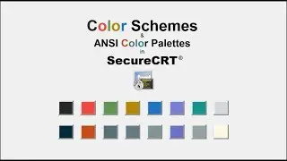 SecureCRT Color Schemes & ANSI Color Palettes