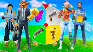 The RANDOM Rarity Wheel Challenge In Fortnite!