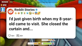 Я только что родила, когда ко мне пришла в гости 8-летняя дочь. Она задернула шторы, и #reddit