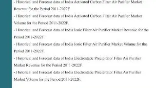 Market Forecast on India Air Purifier Market 2016