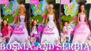 Look at the dolls and toys in Bosnia and Serbia. Barbie, DEFA Lucy, Princesses Mothers and daughters