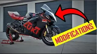 GSXR 600┃Track Bike Update┃Modifications updates