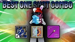 Godhuman + Spirit + Spikey Trident = One Shot Combo Update 23 (Blox Fruits)