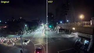 Denoise demo (Night road RGB)