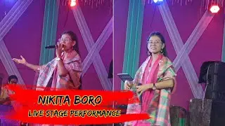 NIKITA BORO LIVE STAGE PERFORMANCE || LAXMI POOJA SALBARI ||