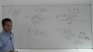 גזירת פונקציה רציונלית עם שורש 4-5 יחידות-שתי דוגמאות