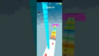 Cube stacker surfer 3d Epic android and iOS gameplay level 97