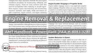 Chapter 8 Engine Removal & Replacement | AMT_POWERPLANT | AGPIAL Audio/Video Book