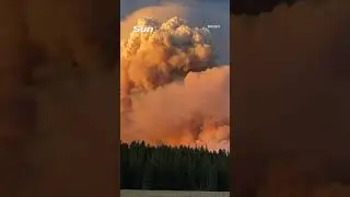 Grand Canyon 'megafire' shows rare fire cloud in California #weather #grandcanyon #california